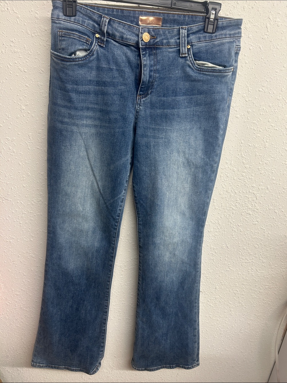 Kut from the Kloth Women's Faded Blue Wide Leg Jeans